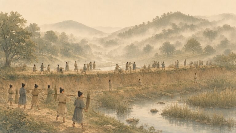 Building the High Dams at Liangzhu