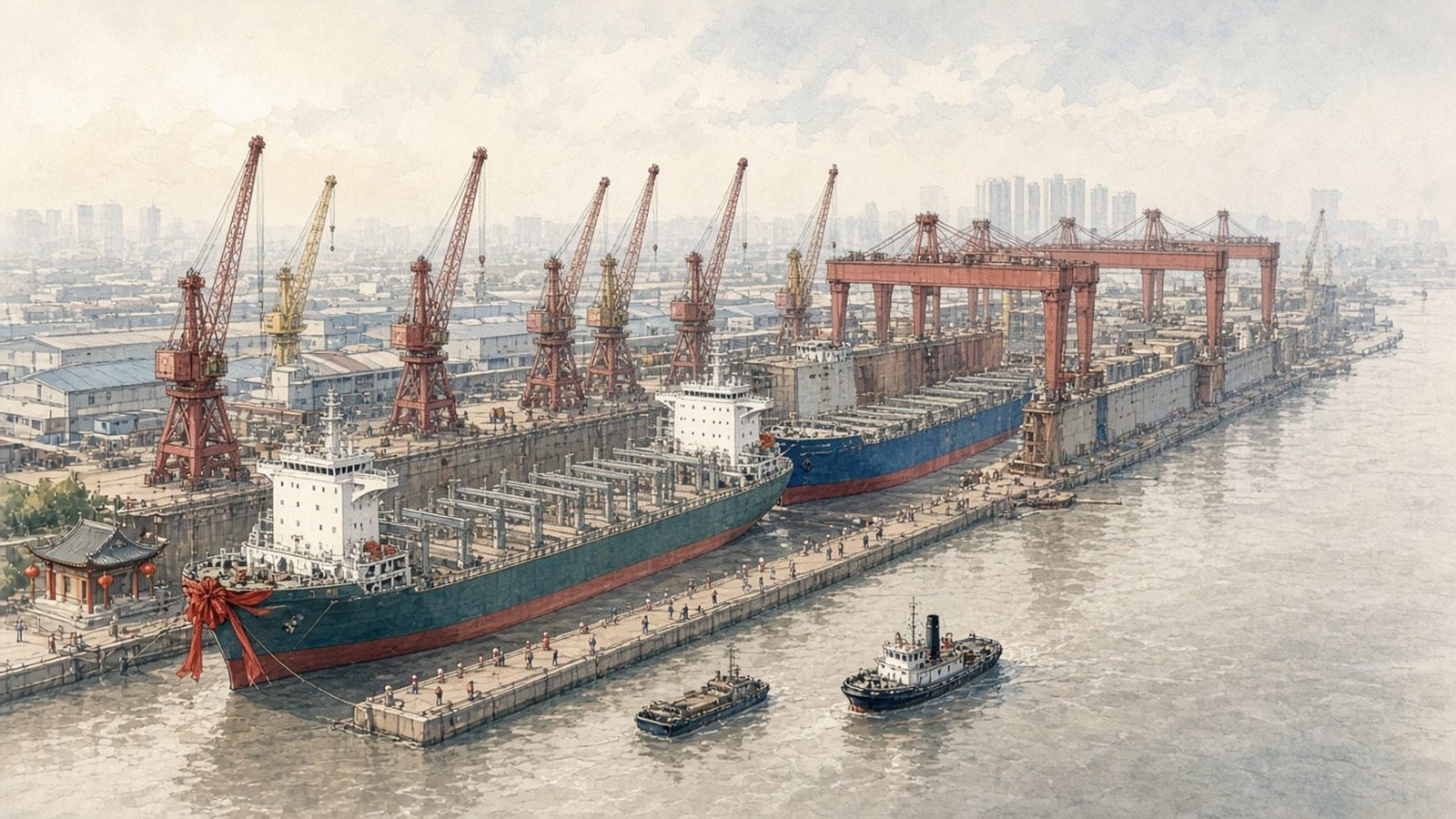 China’s Shipyards and the Race to Catch Them